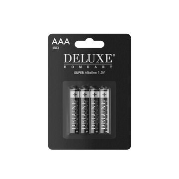 4 x AAA batteries
