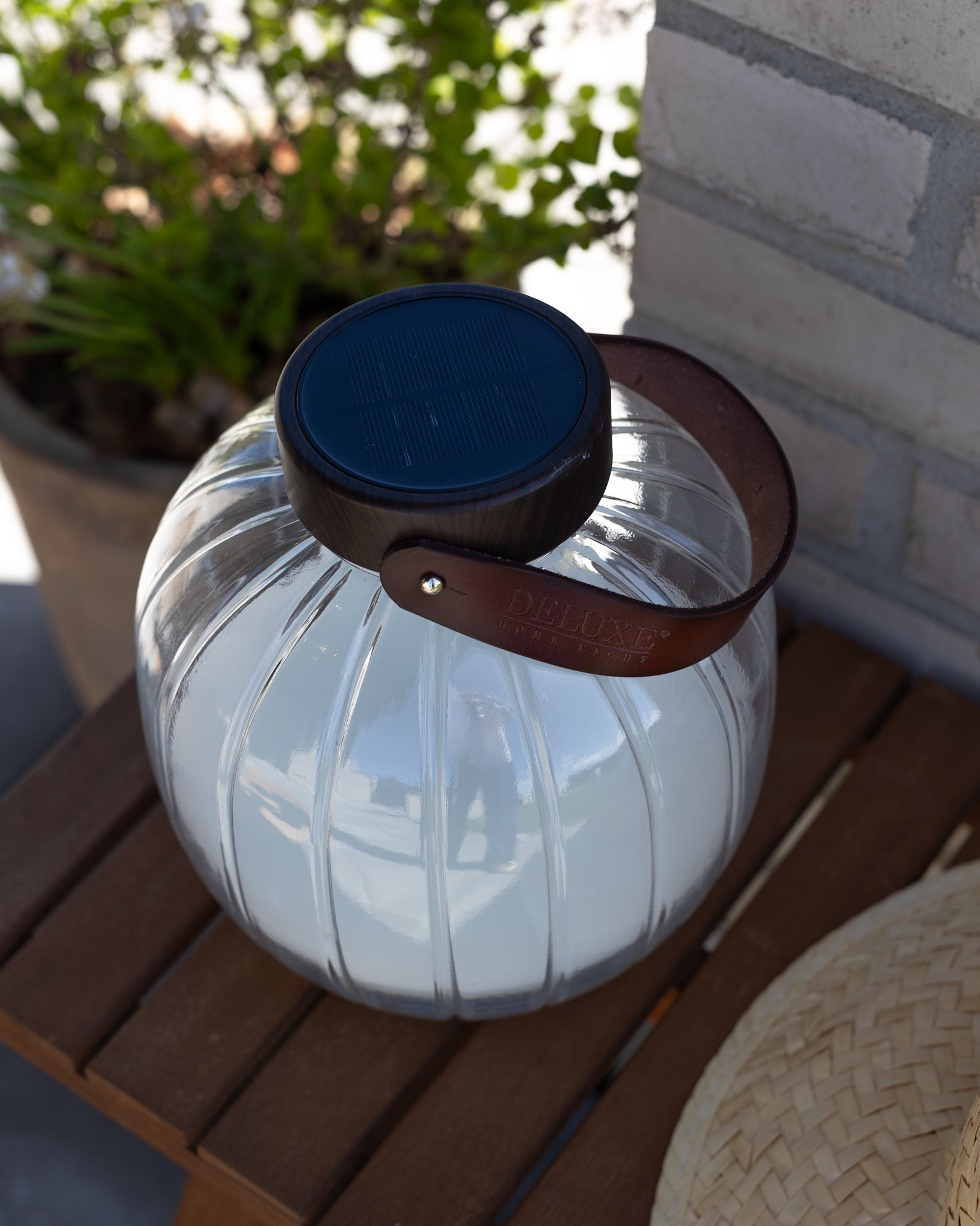 Deluxe Homeart LED-klaasist latern 20cm LED-laternad 3