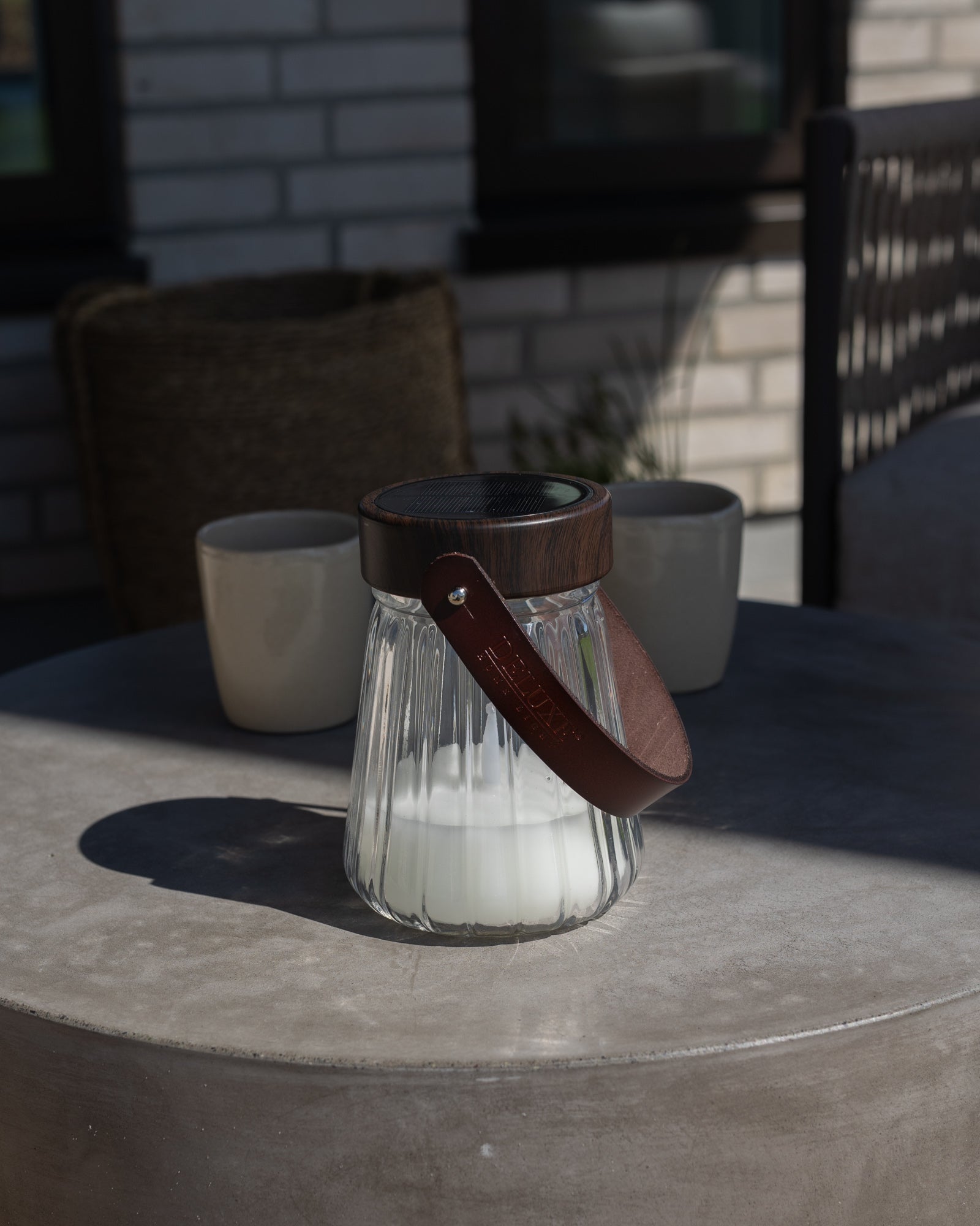 Deluxe Homeart LED Glass Lantern 17cm LED lanterns 5