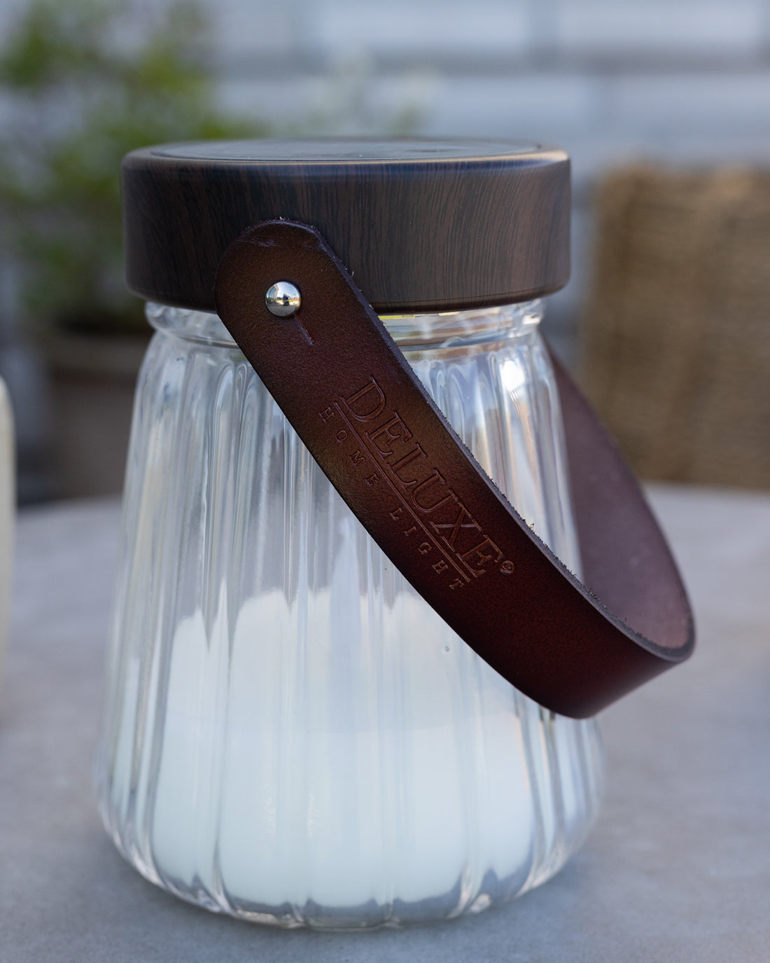 Deluxe Homeart LED skleněná lucerna 13cm LED lucerny 3