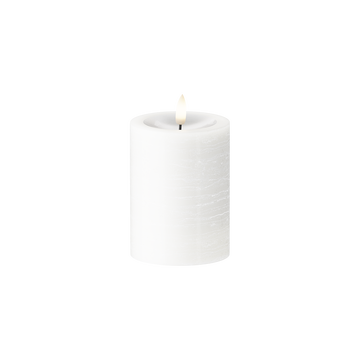 LEDs Vela pilar Ø 7,5 x 10 cm Branco