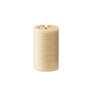 LED Pillar candle Ø 7.5 x 12.5 cm Light Caramel