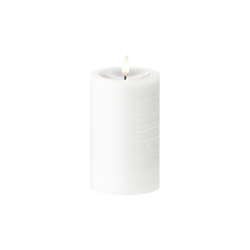 LED Pillar candle Ø 7.5 x 12.5 cm White