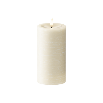 LED Pillar candle Ø 7.5 x 15 cm Cream