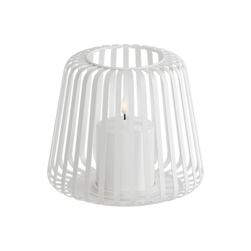 LED Lantern Ø 20 x 17 cm White
