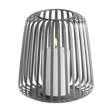 LED Lantern Ø 20 x 22 cm Gray