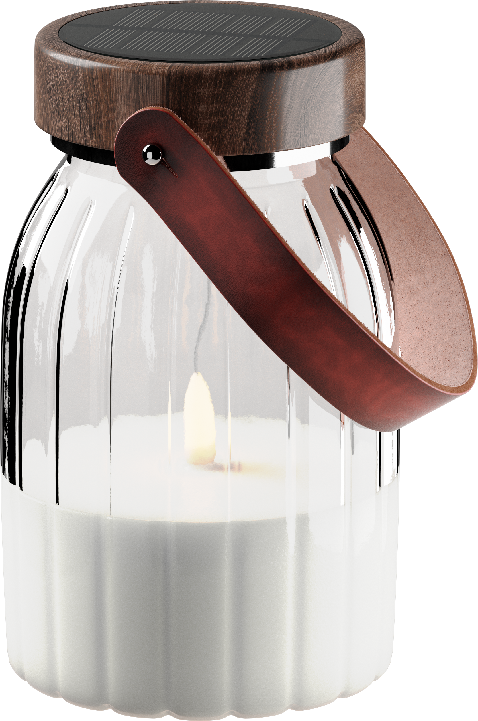 Deluxe Homeart LED Glass Lantern 17cm LED lanterns 2