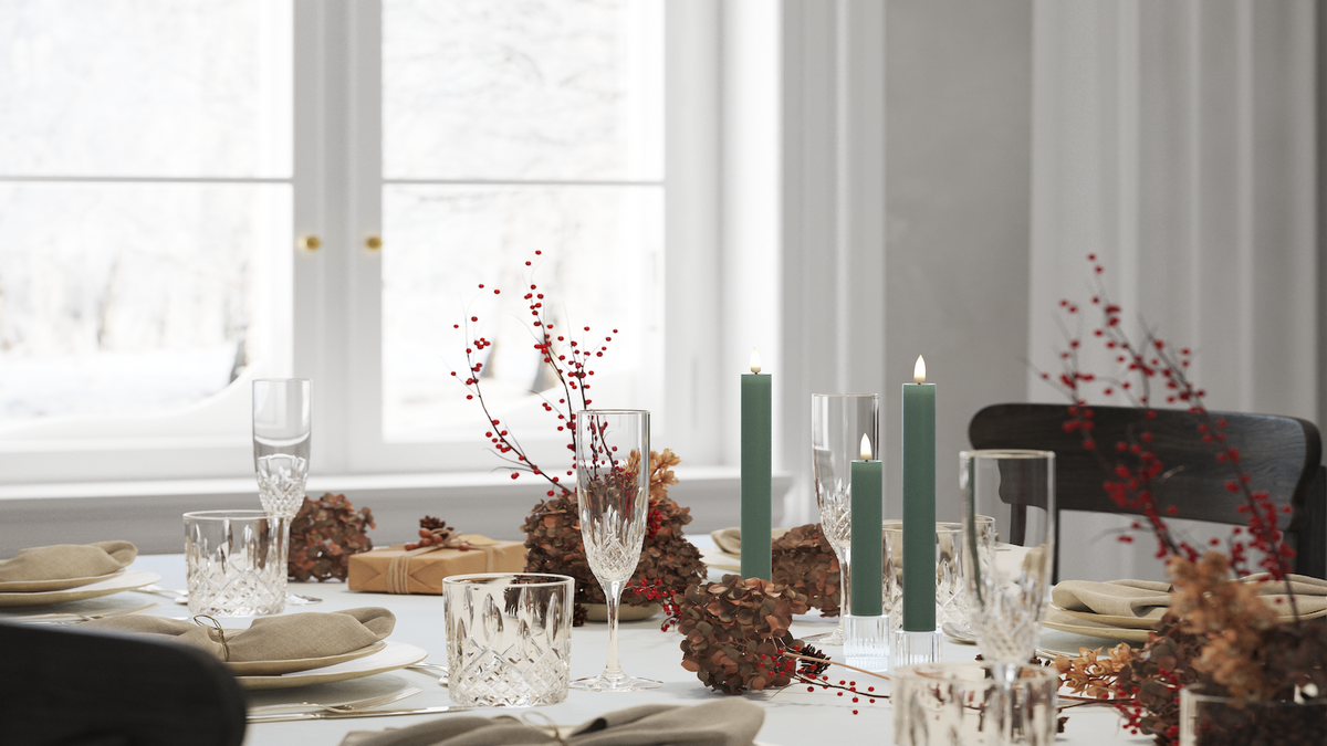 Practical timer function to your LED Dinner candle