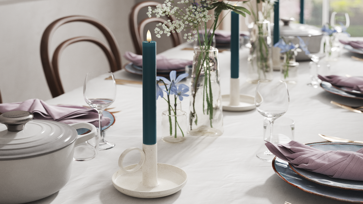 Naturlig tro LED Kronelys med Wetlook ™ Design