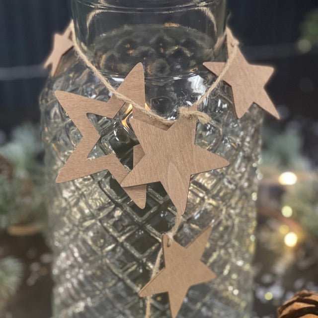 Deco string with stars 1m Deluxe Homeart 1