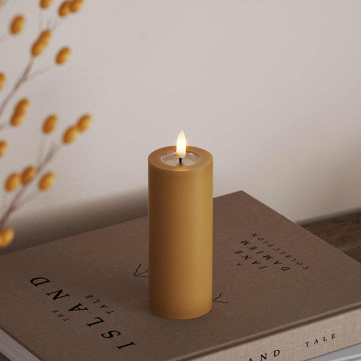 Deluxe Homeart LED plokkvalgusti Ø 5 x 12,5 cm Karri LED-ploki tuli 3