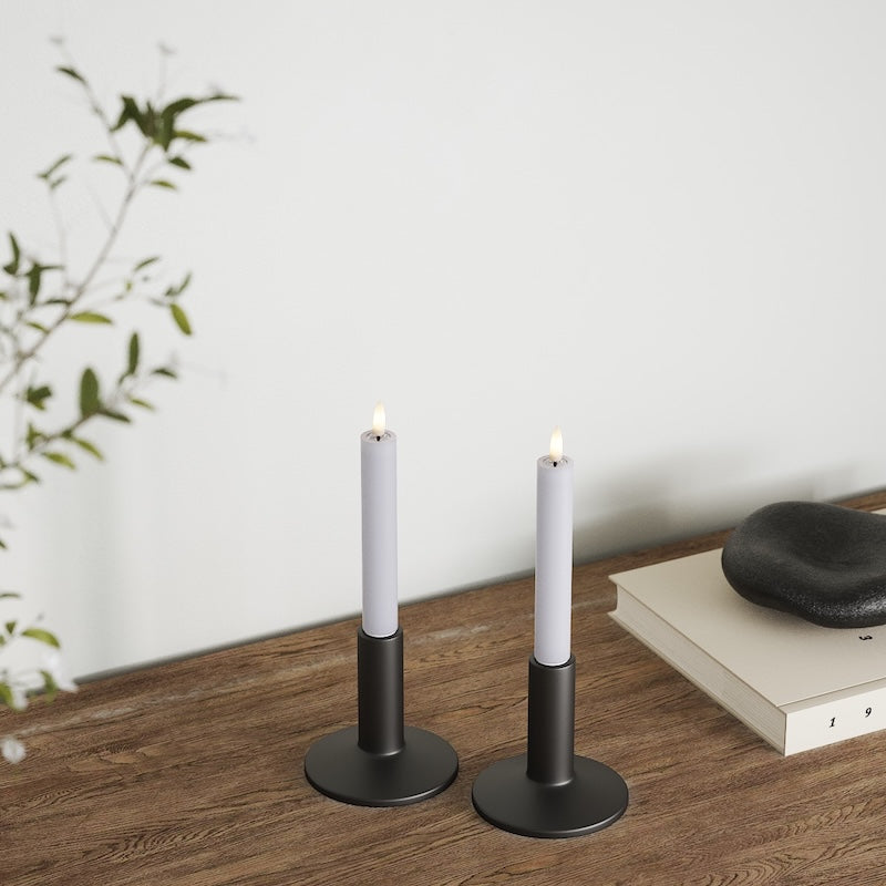 Deluxe Homeart LED φωτιστικό κορώνας 2 τμχ, Ø 2 x 15 cm Ξεθωριασμένο μπλε