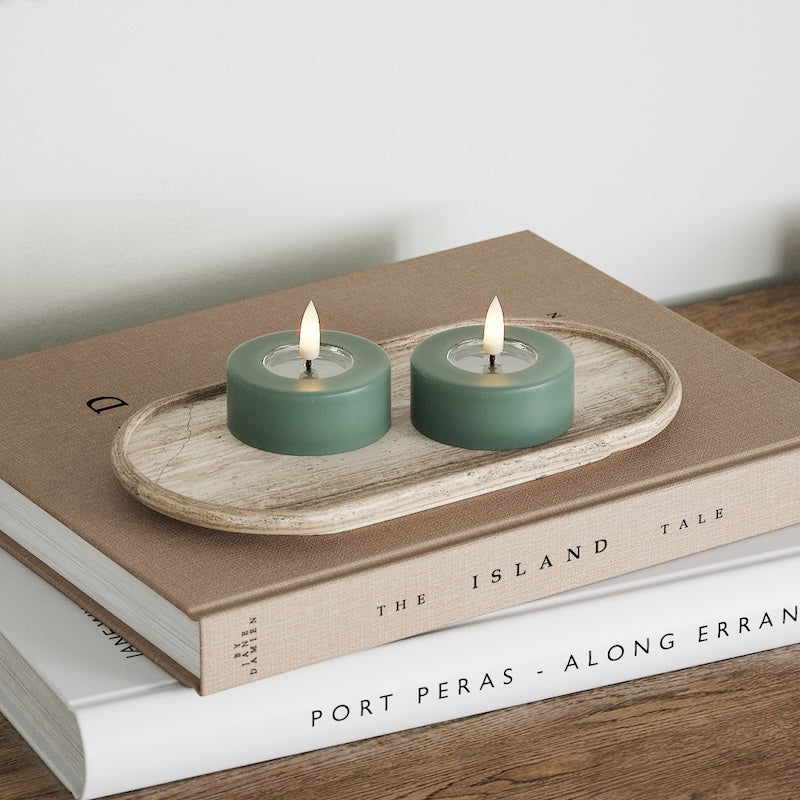 Deluxe Homeart Ρεσώ LED Jumbo 2 τεμ. (Μεγάλο) Πράσινο του νεφρίτη