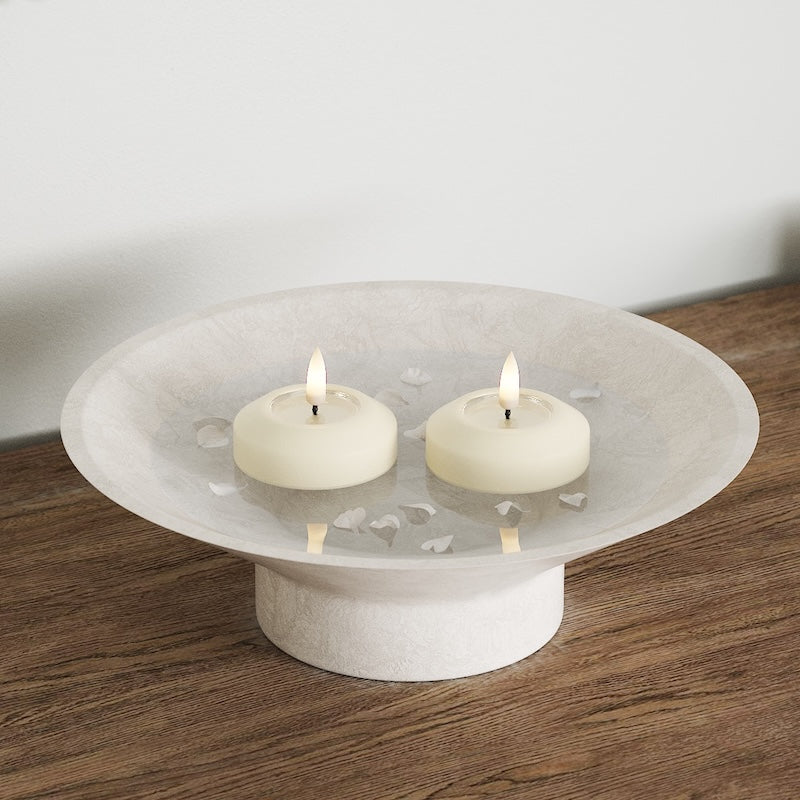 Deluxe Homeart LED Flytande ljus Ø 6,1 cm (2 st.) Kräm