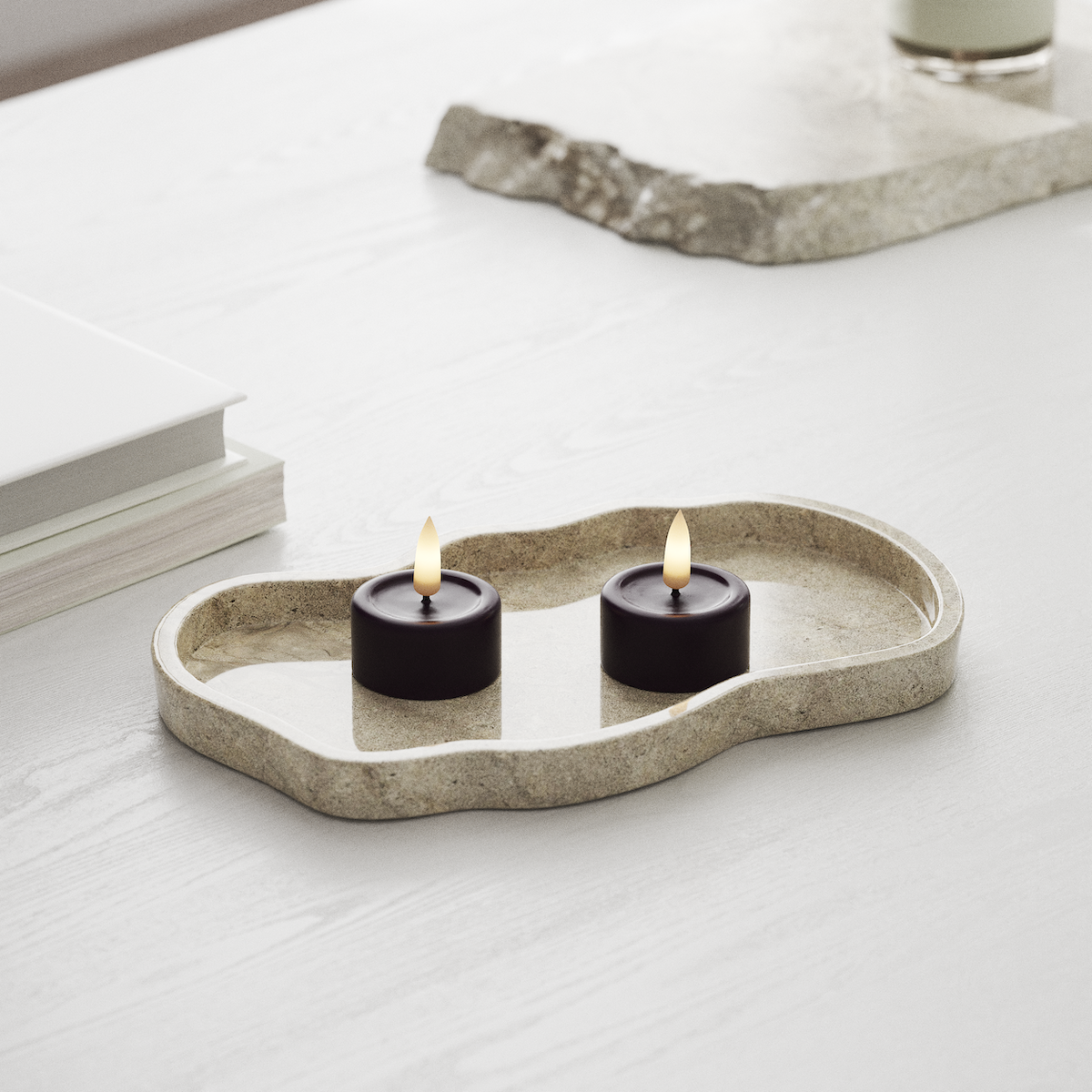 Deluxe Homeart Φωτιστικό τσαγιού LED 2 τεμ. Σκούρο μωβ Φωτάκι τσαγιού LED 1