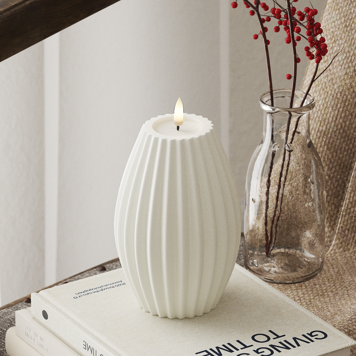 Deluxe Homeart LED soonvalgusti D 10 x K 15 cm Valge LED-soonte tuli 4