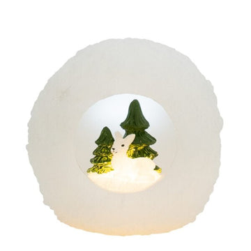 Globo de neve com decoração 12*12cm Deluxe Homeart 1