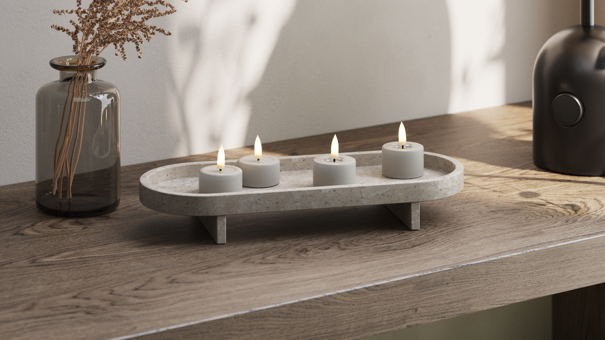 Practical timer function to your LED Jumbo Tealight candle