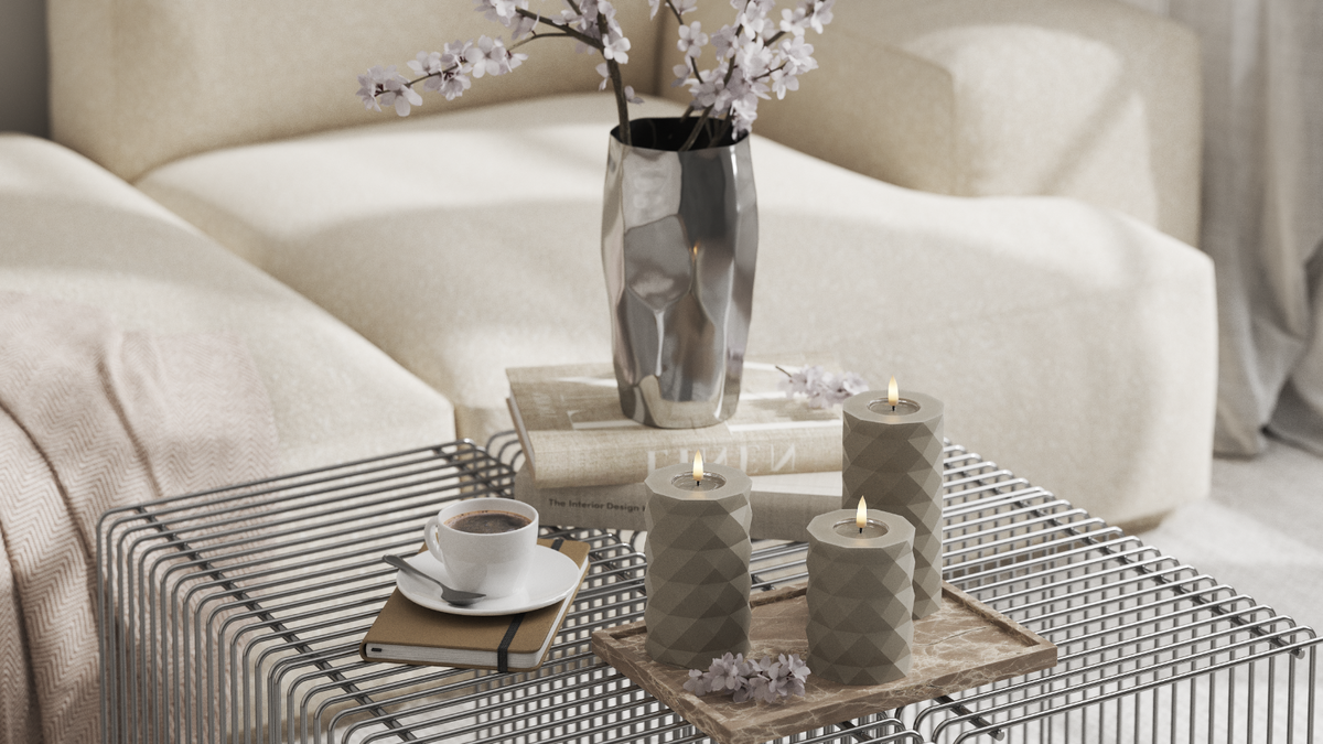 Naturgetreue LED Square mit Wetlook™-Design