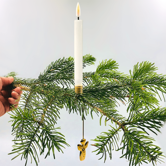 Julgransljus belagda med ljusvax 6 st Deluxe Homeart 4