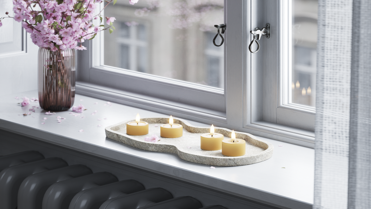 Practical timer function to your LED Tealight candle