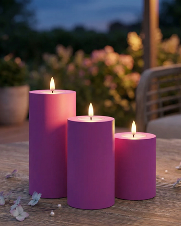 Balíček venkovního LED osvětlení Magenta