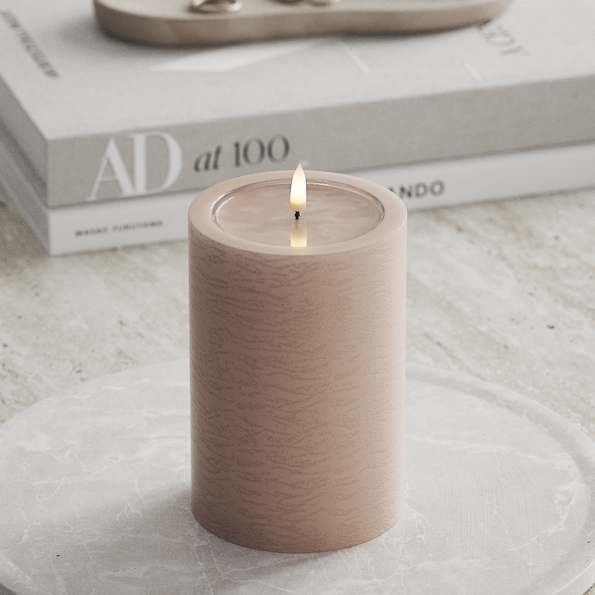 Deluxe Homeart Unique Φωτιστικό μπλοκ LED D 10 x 15 cm Ροζ unique φως μπλοκ 1