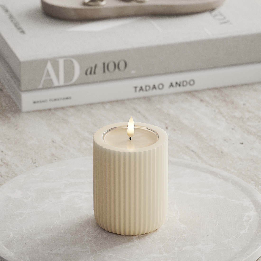 Deluxe Homeart Unique LED drážkové světlo D 8 x 10 cm Krémová unique drážkové světlo 3