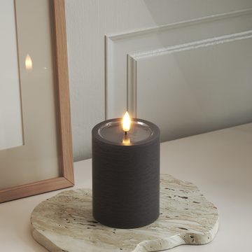 Deluxe Homeart Unique LED blokové světlo D 7,5 x 10 cm Mokka unique blokové světlo 3